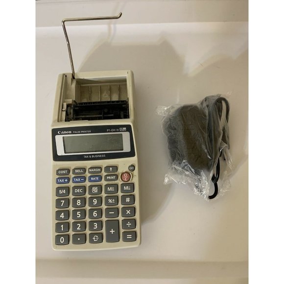 Vintage Canon P1-DH III Palm Printer 12 Digit Tax & Business Calculator - Picture 2 of 6